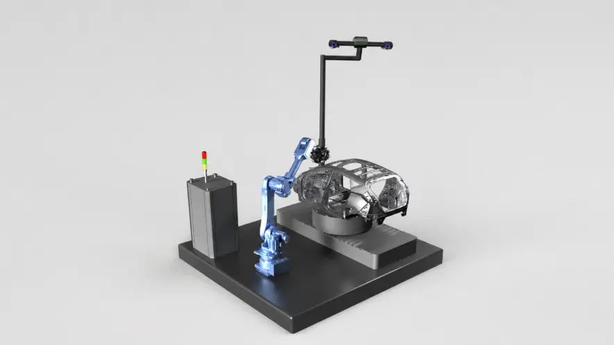 AutoScan-T42 em configuração robotizada
