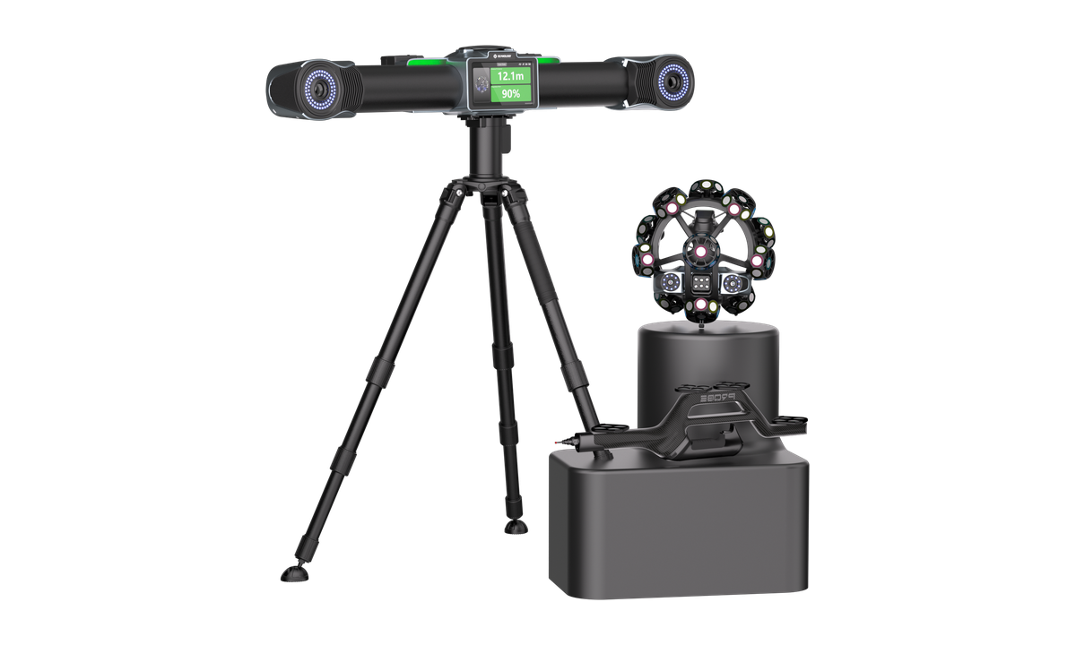 SCANOLOGY TrackScan Sharp-Z — sistema de tracking ótico 3D de alcance ultralongo