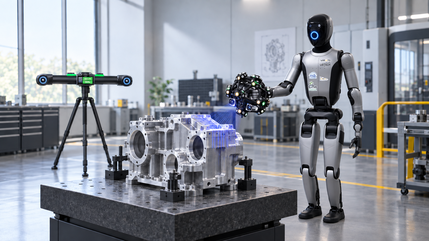 NM3D ScanHuman — Viriato, robô humanoide WALKER S2