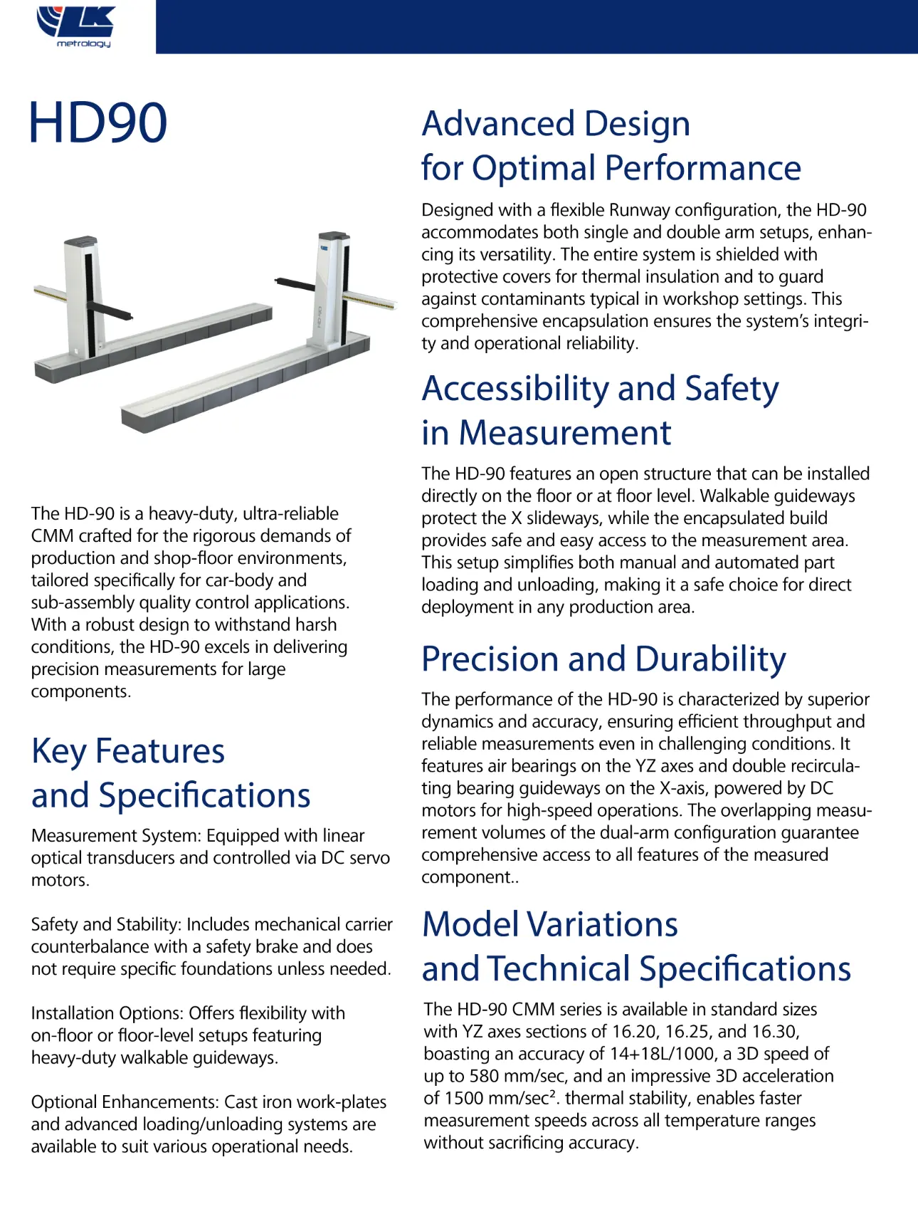 CMM Horizontal