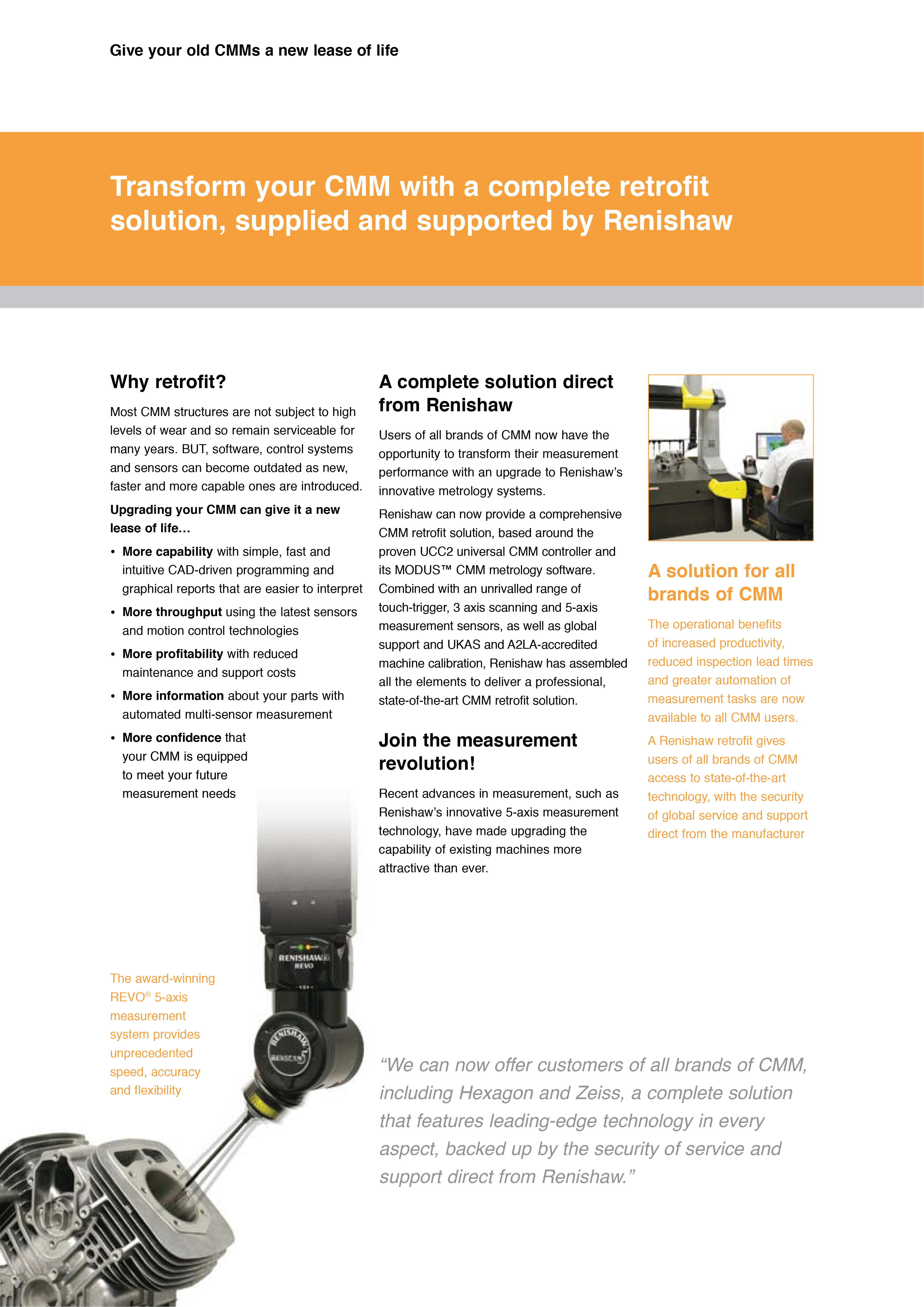Retrofit Renishaw