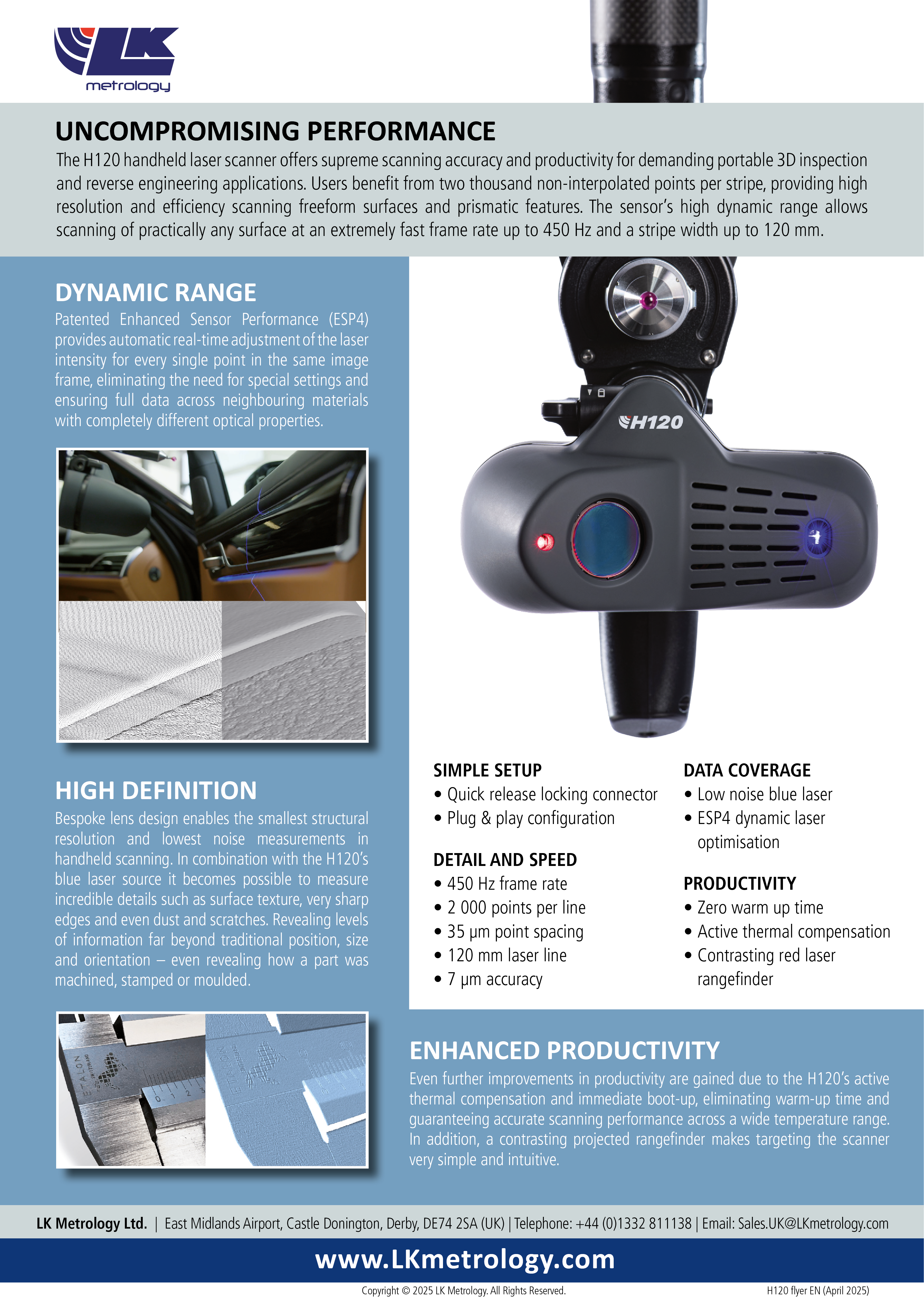 Scanner Laser 3D Portatil