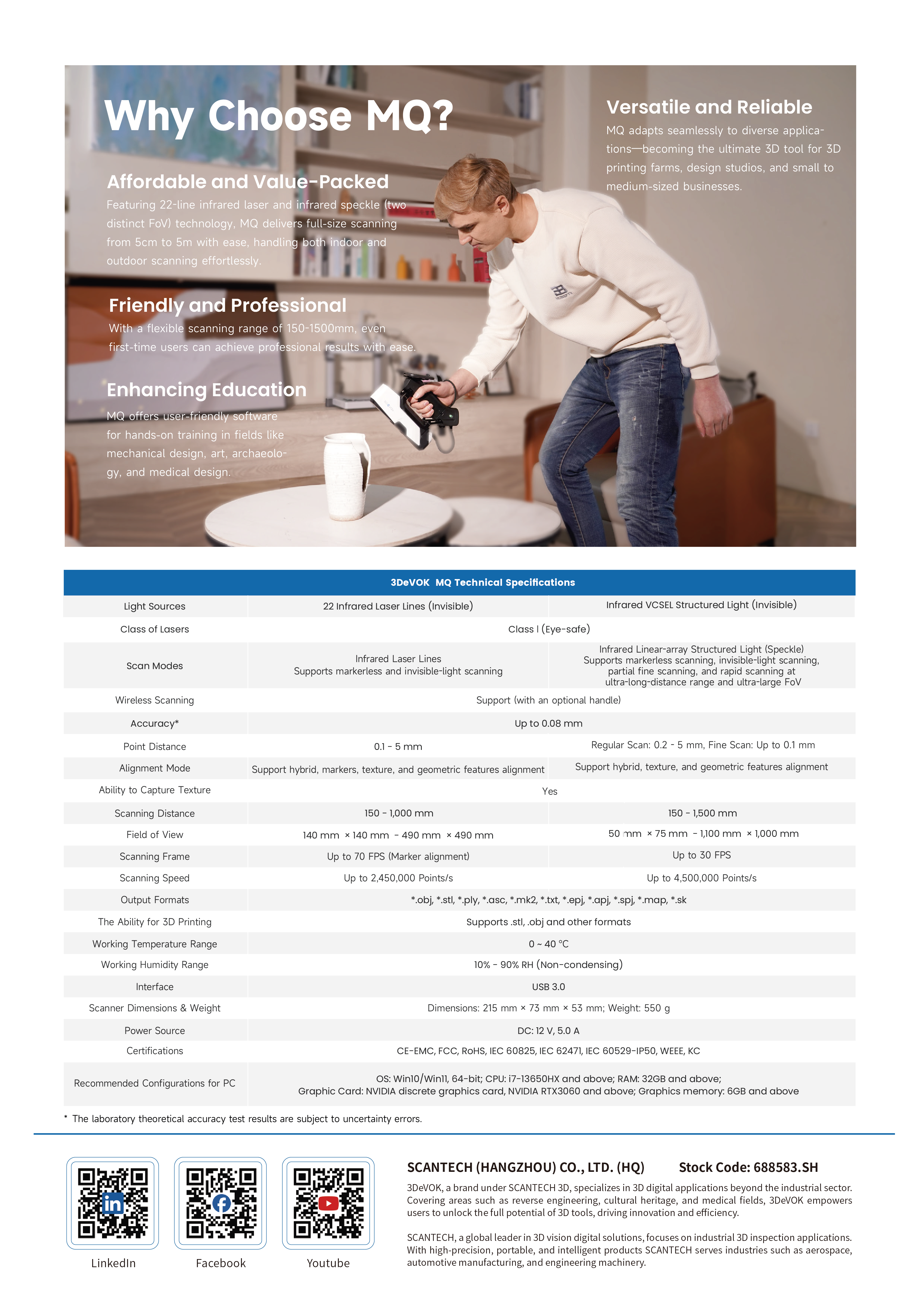 Scanner Laser Portatil