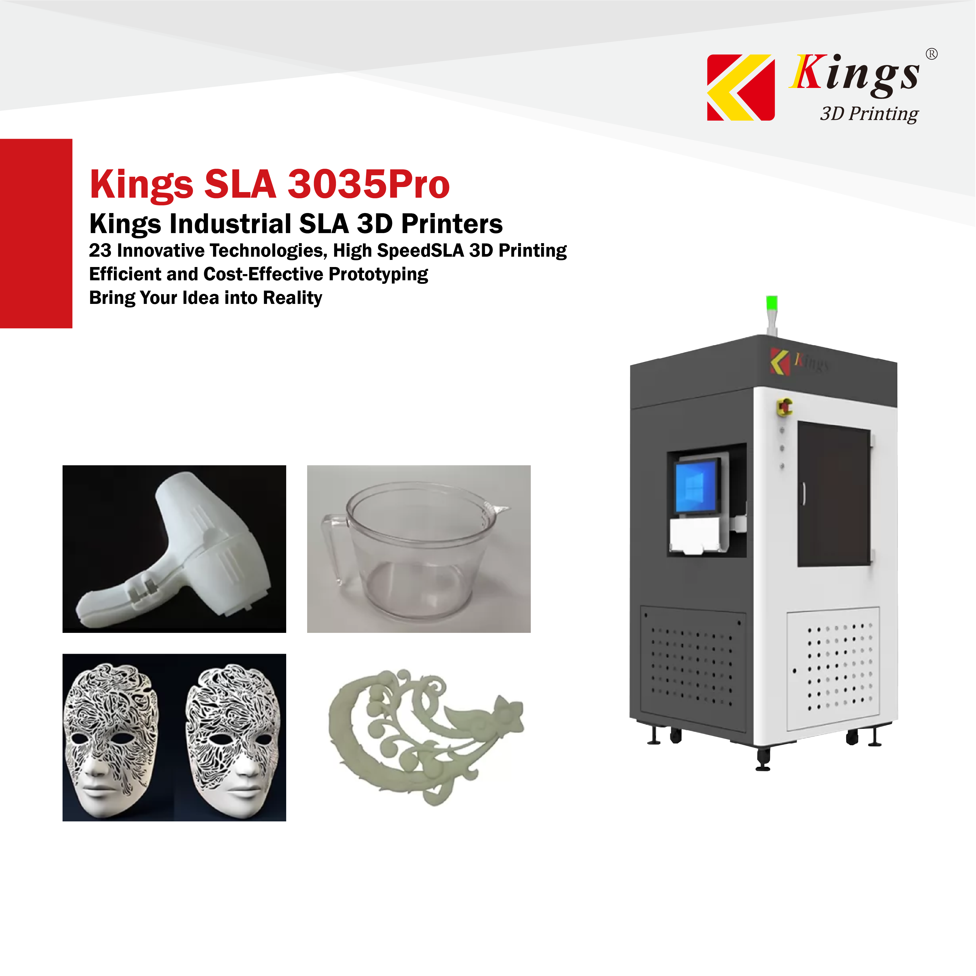 Impressoras 3D SLA DLP