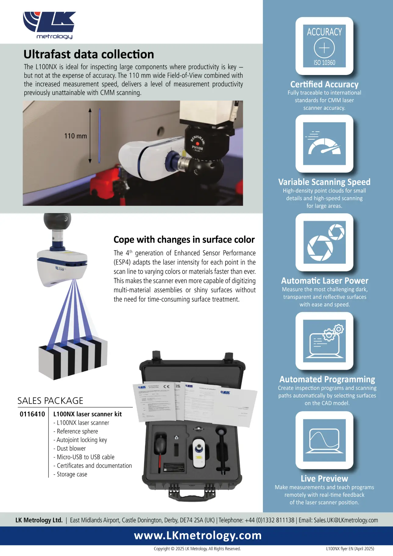 CMM Laser Scanner