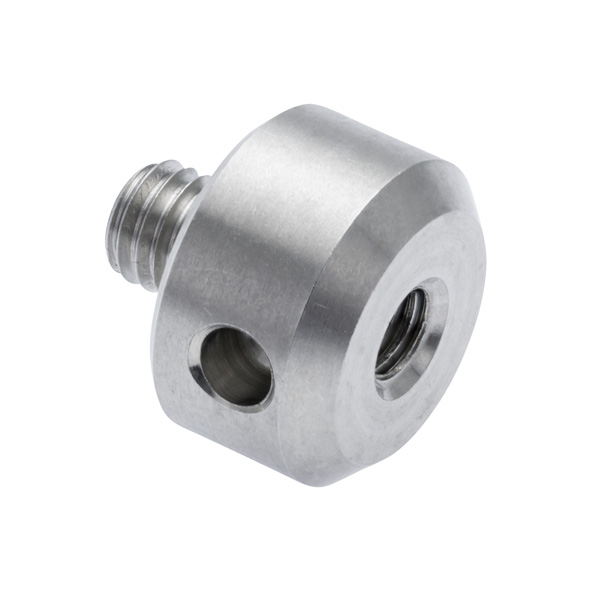 M5 to M4 stainless steel adaptor, L 6.5 mm