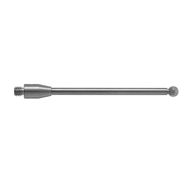 M3 Ø3 mm bola de nitreto de silício, haste de carboneto de tungsténio, L 40 mm, EWL 33.7 mm