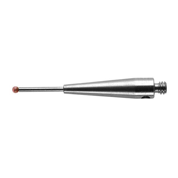 M2 Ø1 mm ruby ball, tungsten carbide stem, L 20 mm, EWL 7 mm