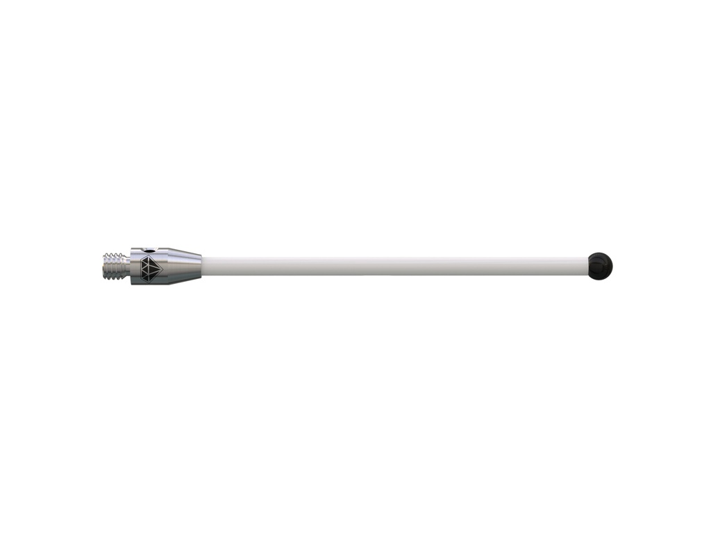 M3 Ø3.0 mm bola revestida a diamante, haste de cerâmica, L 50.0 mm, EWL 43.7 mm