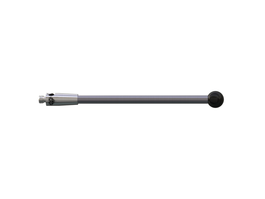 M2 Ø4.0 mm bola revestida a diamante, haste de carboneto de tungsténio, L 40.0 mm, EWL 40.0 mm