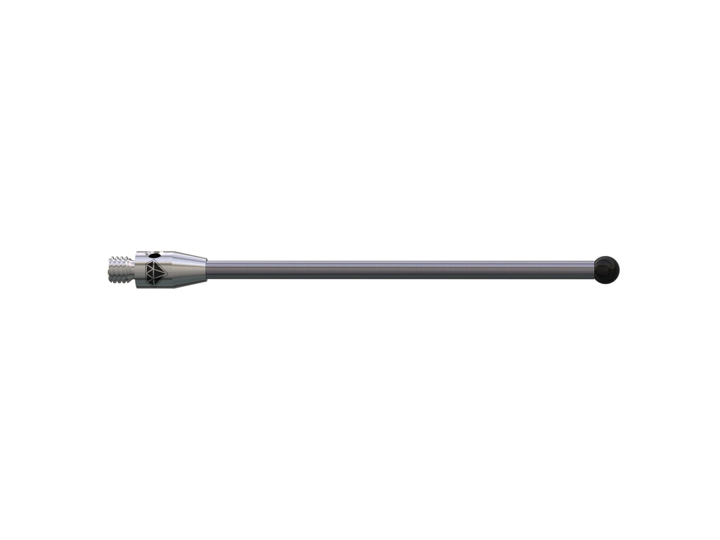 M3 Ø3.0 mm bola revestida a diamante, haste de carboneto de tungsténio, L 50.0 mm, EWL 43.7 mm