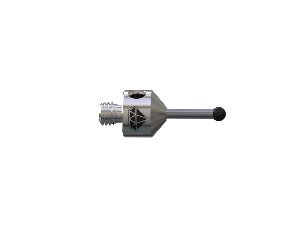 M5 Ø3.0 mm bola revestida a diamante, haste de carboneto de tungsténio, L 20.0 mm, EWL 11.0 mm