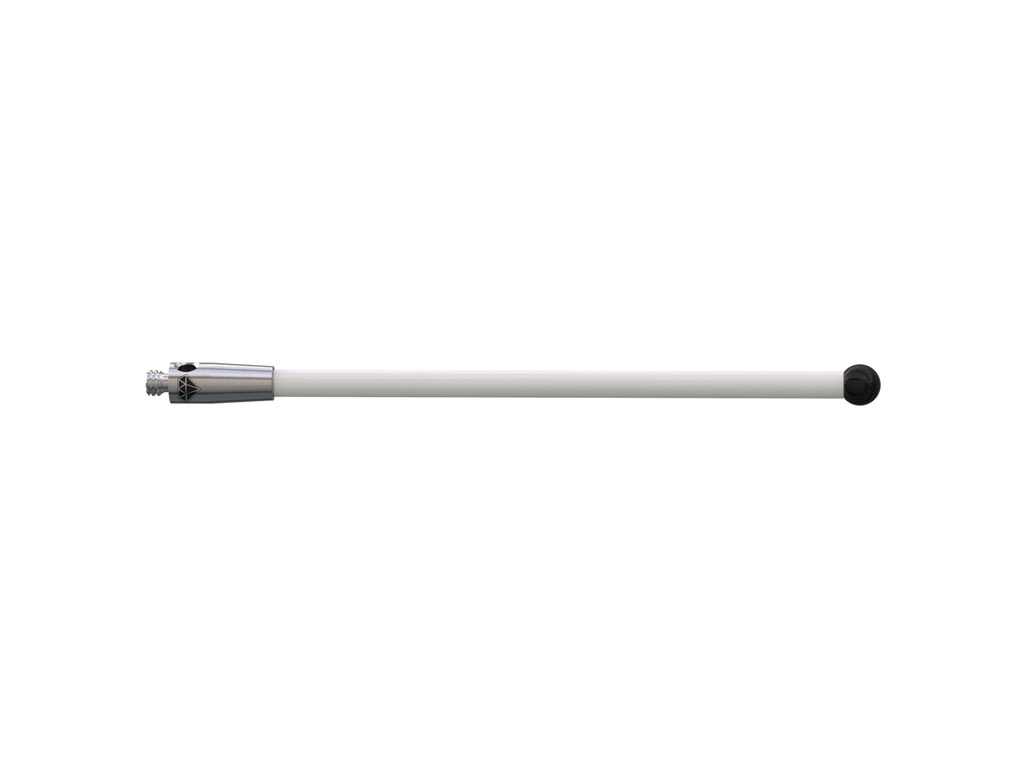M2 Ø3.0 mm bola revestida a diamante, haste de cerâmica, L 50.0 mm, EWL 47.0 mm
