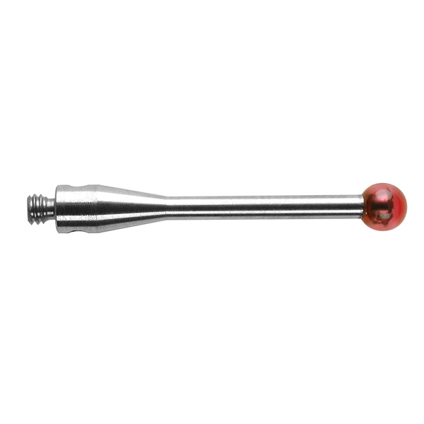 M2 Ø3 mm ruby ball, stainless steel stem, L 20 mm, EWL 17 mm