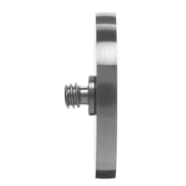 M2 Ø25 mm silver steel disc, 3.1 mm width, without roller
