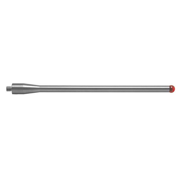 M4 Ø5 mm bola de rubi, haste de aço inoxidável, L 150 mm, EWL 133 mm