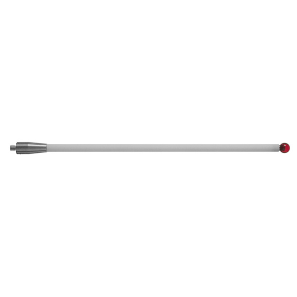 M4 Ø6 mm bola de rubi, haste de cerâmica, L 150 mm, EWL 135 mm