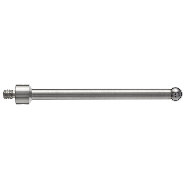 M4 Ø5 mm esfera de carboneto de tungsténio, haste de aço inoxidável, L 54 mm, EWL 50 mm