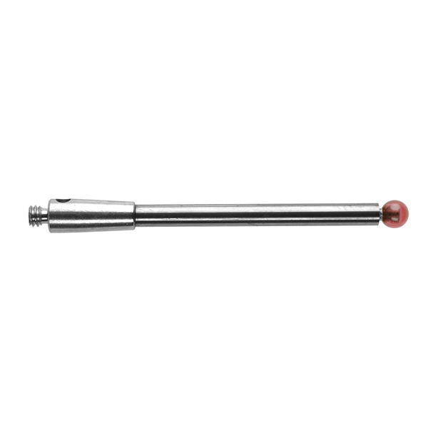 M2 Ø2.5 mm ruby ball, tungsten carbide stem, L 30 mm, EWL 22.5 mm
