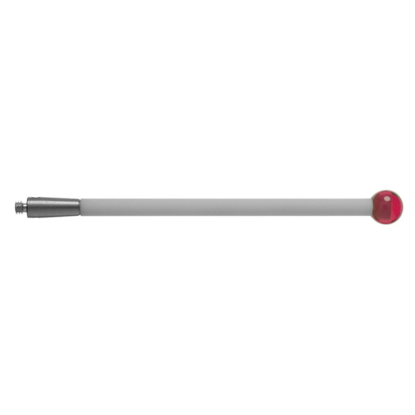 M2 Ø5 mm ruby ball, ceramic stem, L 50 mm, EWL 50 mm