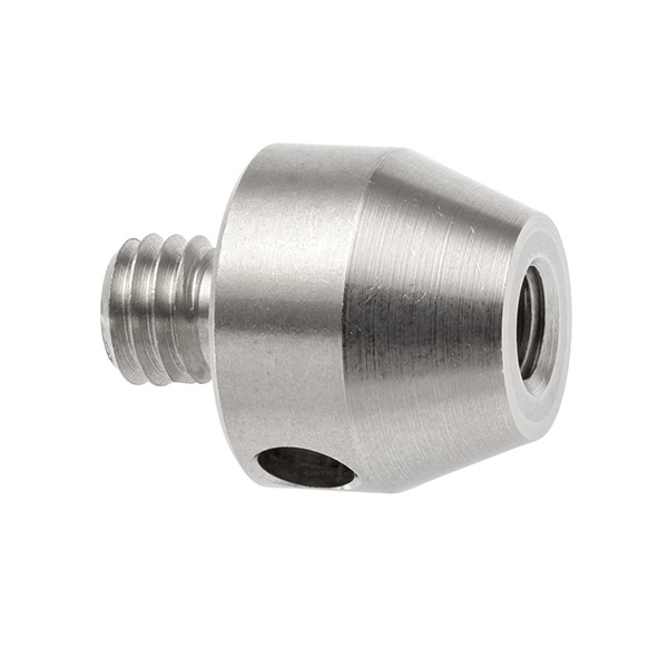 M5 a M4 aço inoxidável adaptador, L 9 mm