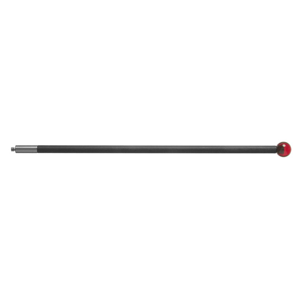 M2 Ø6 mm bola de rubi, haste de fibra de carbono, L 100 mm, EWL 100 mm