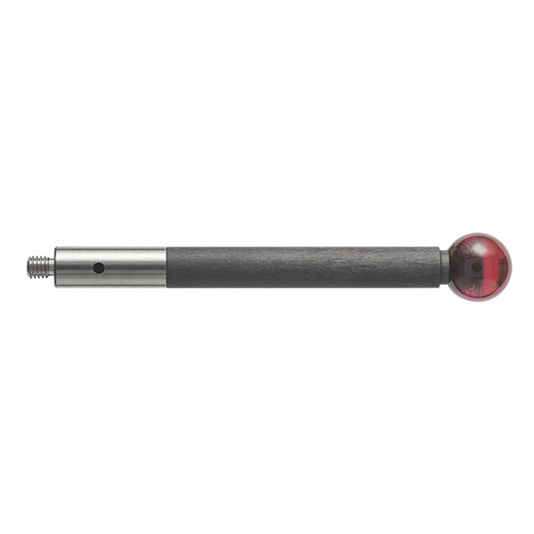 M2 Ø6 mm bola de rubi, haste de fibra de carbono, L 30 mm, EWL 30 mm