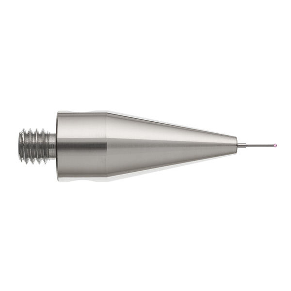 M5 Ø0.5 mm bola de rubi, haste de carboneto de tungsténio, L 30 mm, EWL 4 mm