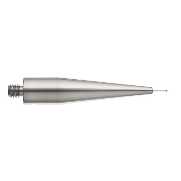 M5 Ø0.7 mm bola de rubi, haste de carboneto de tungsténio, L 50 mm, EWL 5 mm