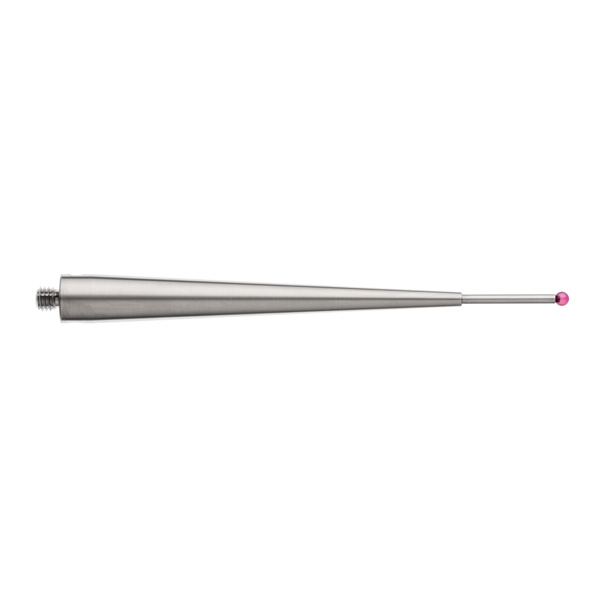 M5 Ø3 mm bola de rubi, haste de carboneto de tungsténio, L 100 mm, EWL 20 mm