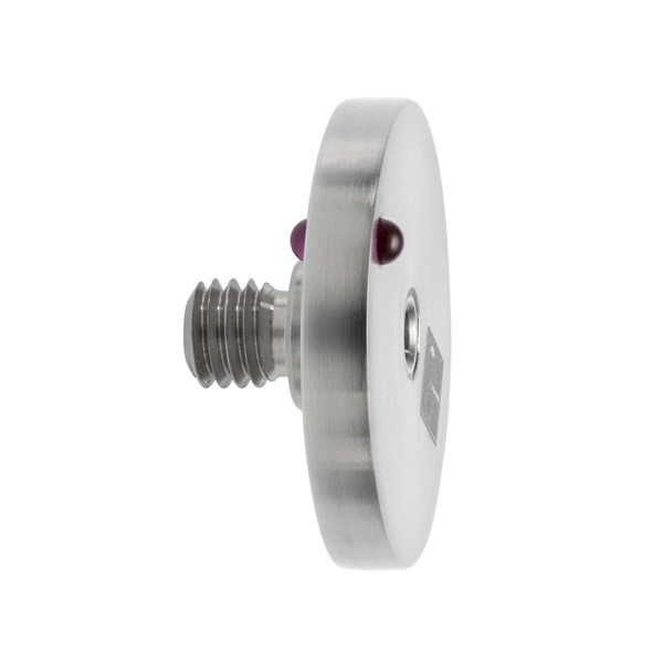 Disco de acero cromado M5 de Ø21 mm, 1,6 mm de grosor, con rodillo bola