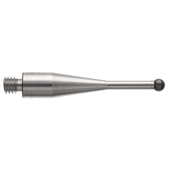 M3 Ø2 mm silicon nitride ball, stainless steel stem, L 21 mm, EWL 9.8 mm