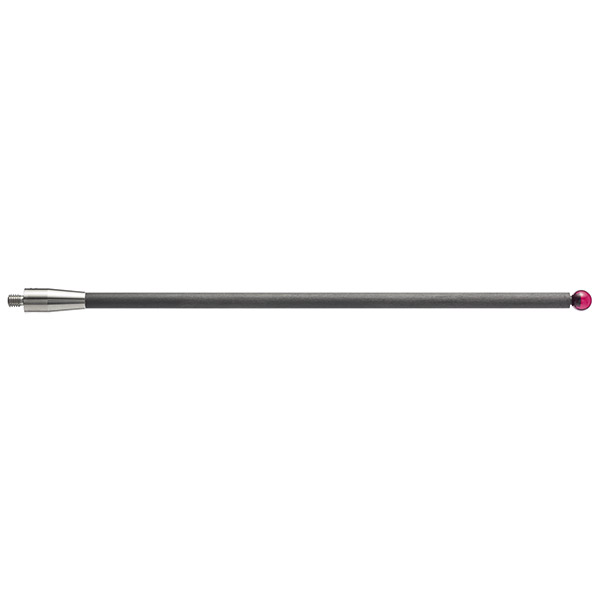 M4 Ø6 mm bola de rubi, haste de fibra de carbono, L 200 mm, EWL 188.5 mm