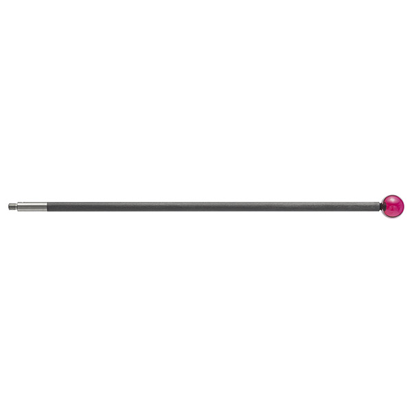 M3 Ø12 mm bola de rubi, haste de fibra de carbono, L 200 mm