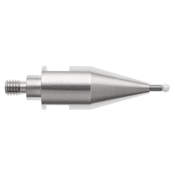 M6 Ø1/8" bola de óxido de zircónio, cone palpador para Faro arms, L 43 mm, EWL 5.4 mm