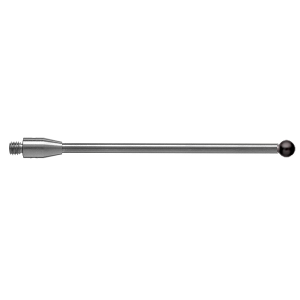 M3 Ø3 mm bola de nitreto de silício, haste de carboneto de tungsténio, L 50 mm, EWL 42.5 mm