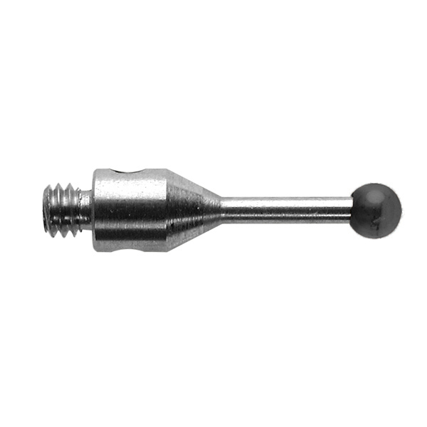 M2 Ø2.5 mm bola de nitreto de silício, haste de aço inoxidável, L 10 mm, EWL 6.5 mm