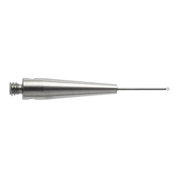 M2 Ø0.5 mm bola de óxido de zircónio, haste de carboneto de tungsténio, L 20 mm, EWL 7 mm