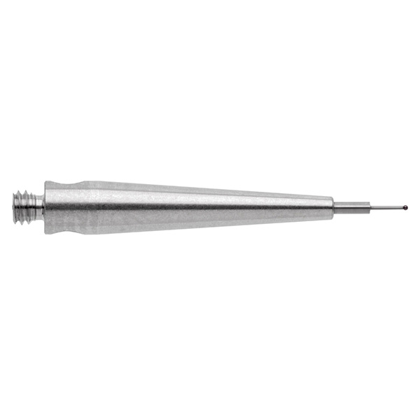 M2 Ø0.3 mm bola de nitreto de silício, haste de carboneto de tungsténio, L 20 mm, EWL 2 mm