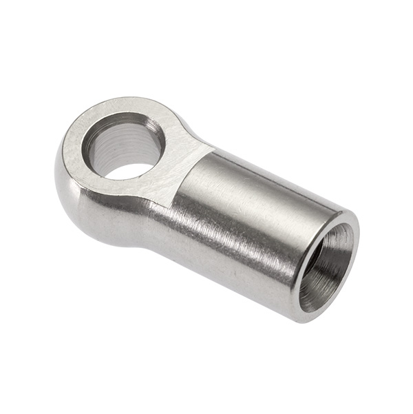 M4 stainless steel swivel adaptor, L 13.5 mm