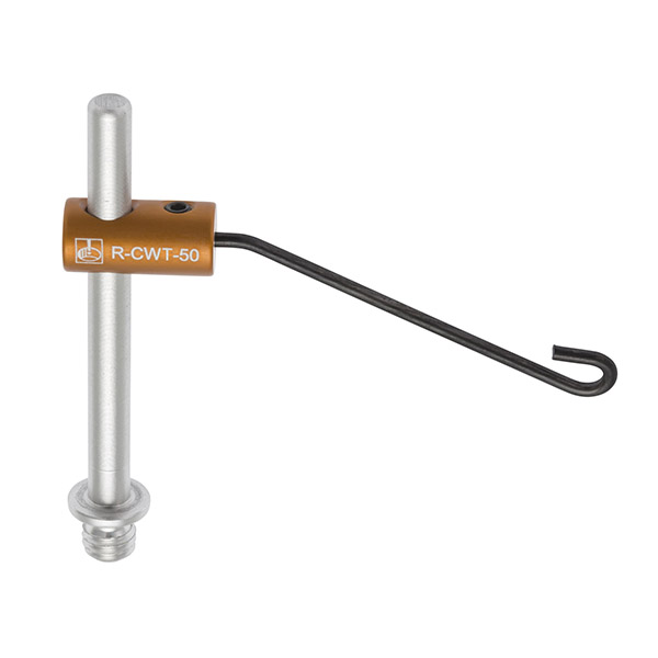 Pinza con alambre de muelle de punta blanda de 49,7 mm con varilla de 50,0 mm y rosca M6
