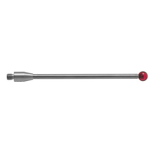 [A-5003-0061] M3 Ø4 mm ruby ball, tungsten carbide stem, L 50 mm, EWL 46 mm