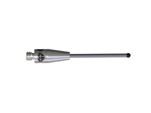 [A-5000-0130] M2 Ø1.0 mm bola revestida a diamante, haste de carboneto de tungsténio, L 20.0 mm, EWL 12.5 mm