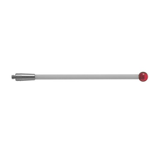 [A-5003-0065] M2 Ø4 mm ruby ball, ceramic stem, L 50 mm, EWL 50 mm