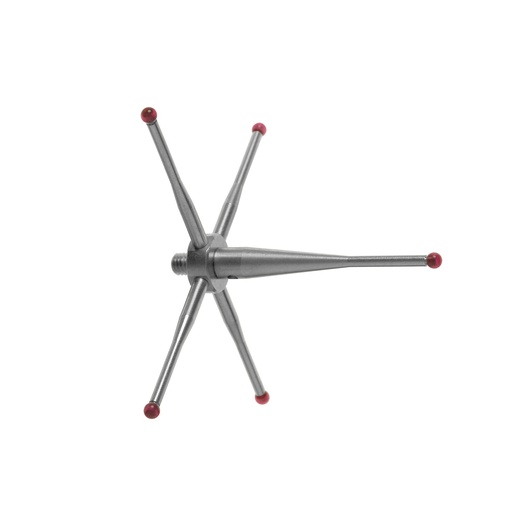 [A-5003-0077] M3 5 bola estrela, Ø2 mm bolas de rubi, 50 mm envergadura