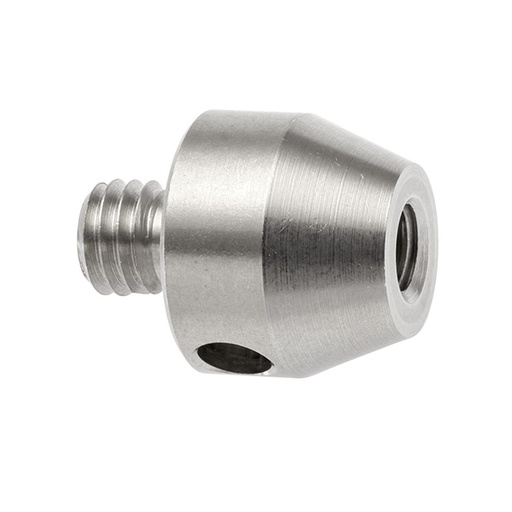 [A-5003-0856] M5 to M4 stainless steel adaptor, L 9 mm