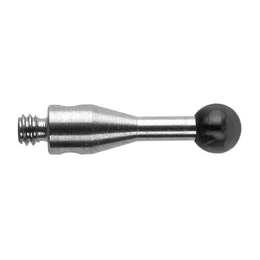 [A-5003-2138] M2 Ø3 mm bola de nitreto de silício, haste de aço inoxidável, L 10 mm, EWL 7 mm