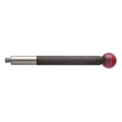 [A-5003-4781] M2 Ø5 mm bola de rubi, haste de fibra de carbono, L 30 mm, EWL 30 mm