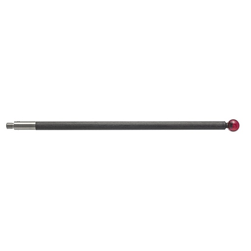 [A-5003-4784] M2 Ø4 mm ruby ball, carbon fibre stem, L 75 mm, EWL 75 mm