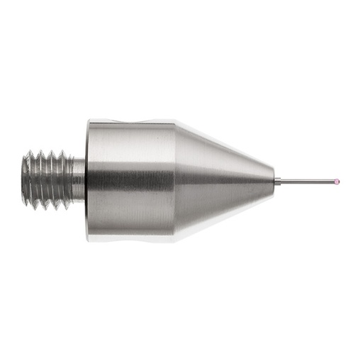 [A-5003-5202] Bola de rubí M5 Ø0,5 mm, vástago de carburo de tungsteno, L 20 mm, LTU 4 mm
